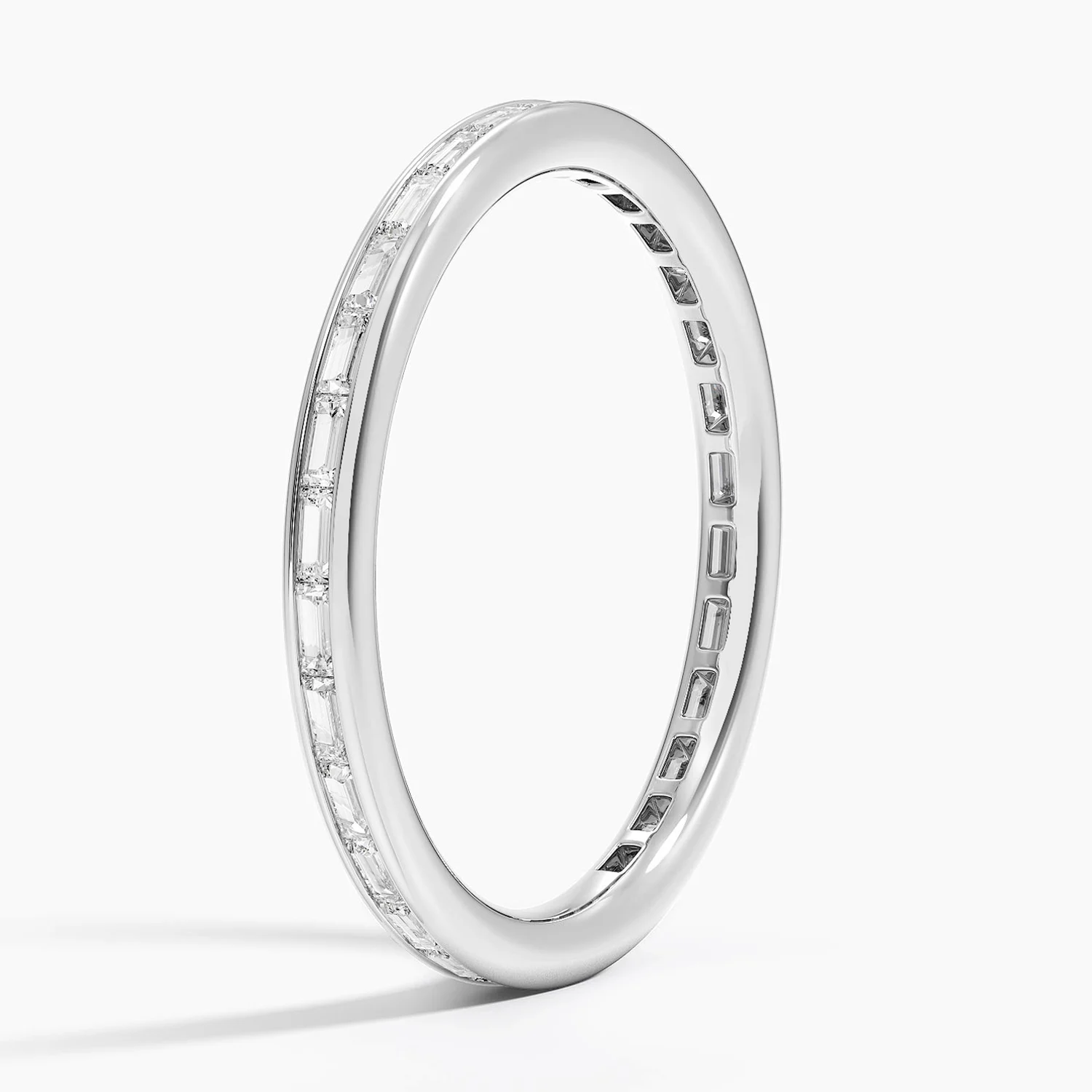 Solveine Channel Set Baguette Eternity Lab Diamond Ring - Image 3
