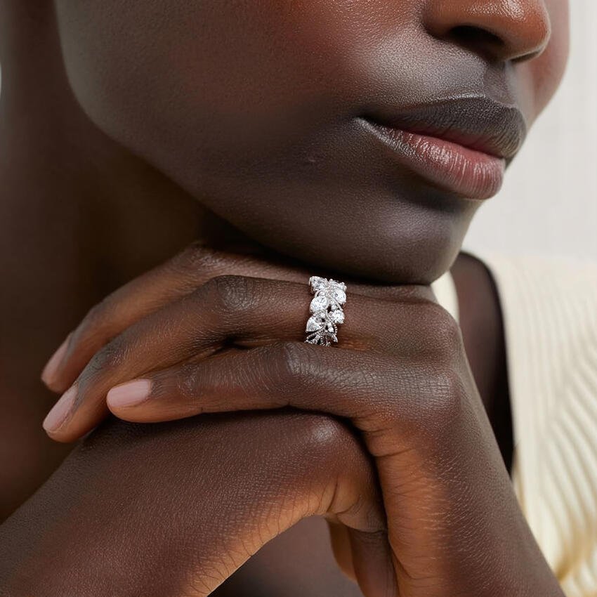 Freya Eternity Lab Diamond Ring - Image 4