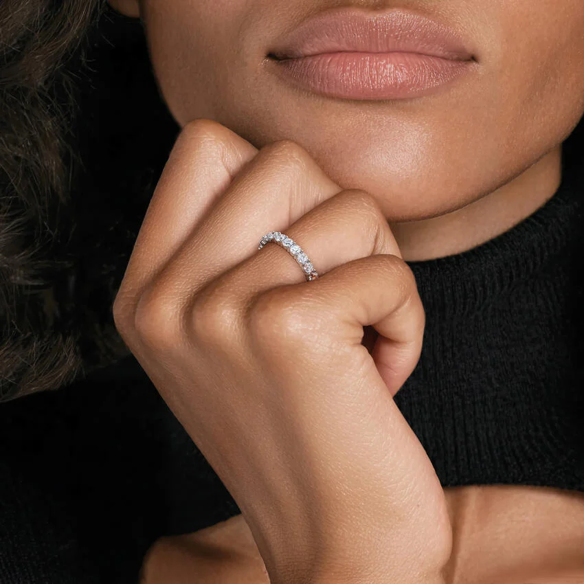 Alani Three Quarter Coverage Lab Diamond Ring - Image 5