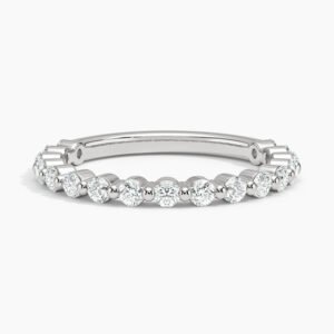 Freesia Three Quarter Coverage Lab Diamond Ring