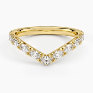 Etta Contour Oval Lab Diamond Ring