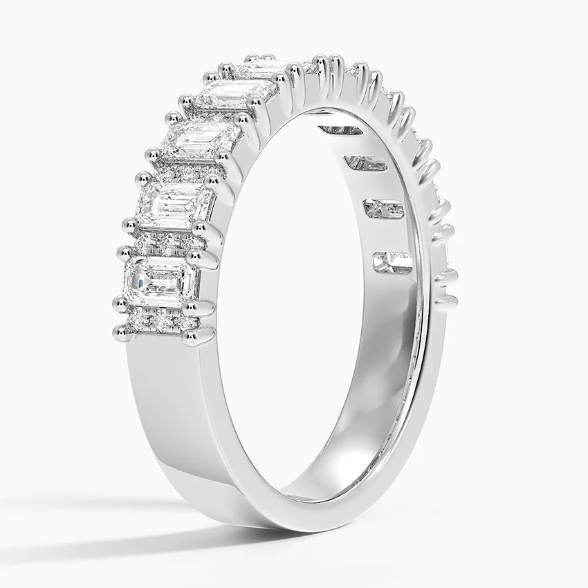 Elowen Half Coverage Lab Diamond Ring - Image 3