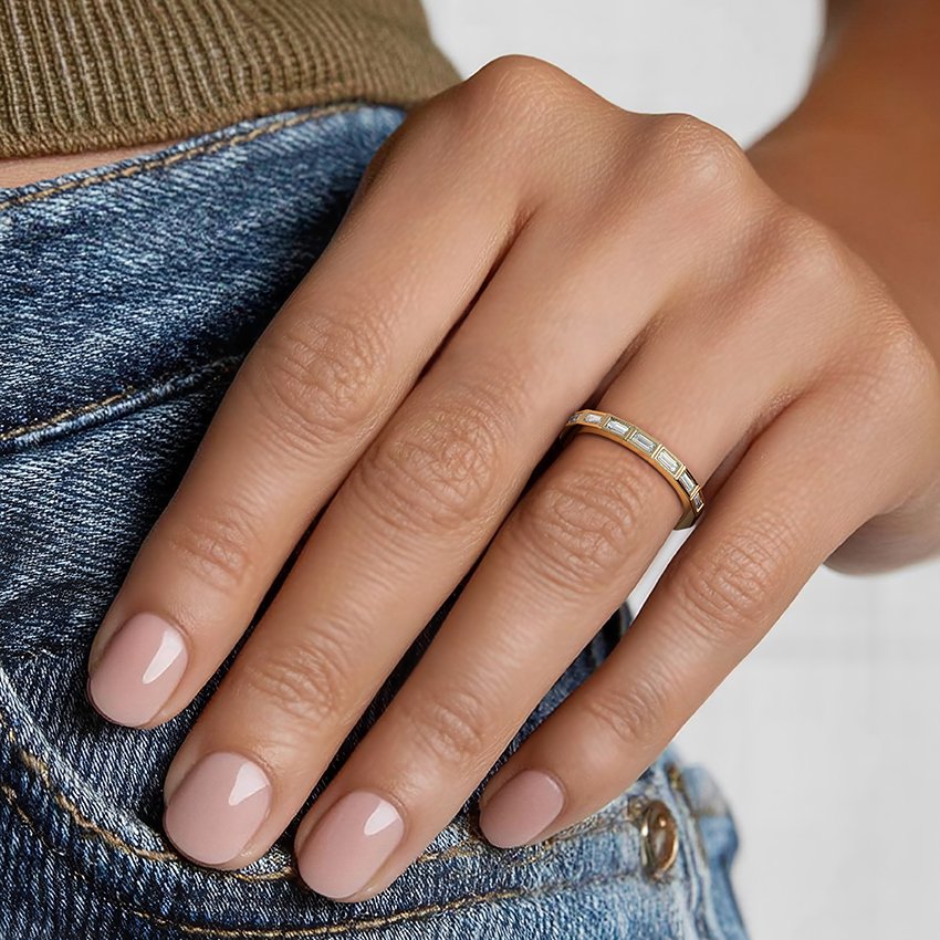 Sybil Set Baguette Eternity Lab Diamond Ring - Image 5