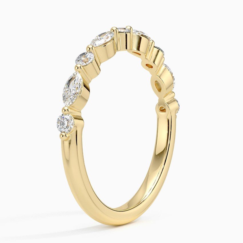 Sakura Half Coverage Lab Diamond Ring - Image 4