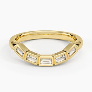 Reverie Contour Baguette Lab Diamond Ring