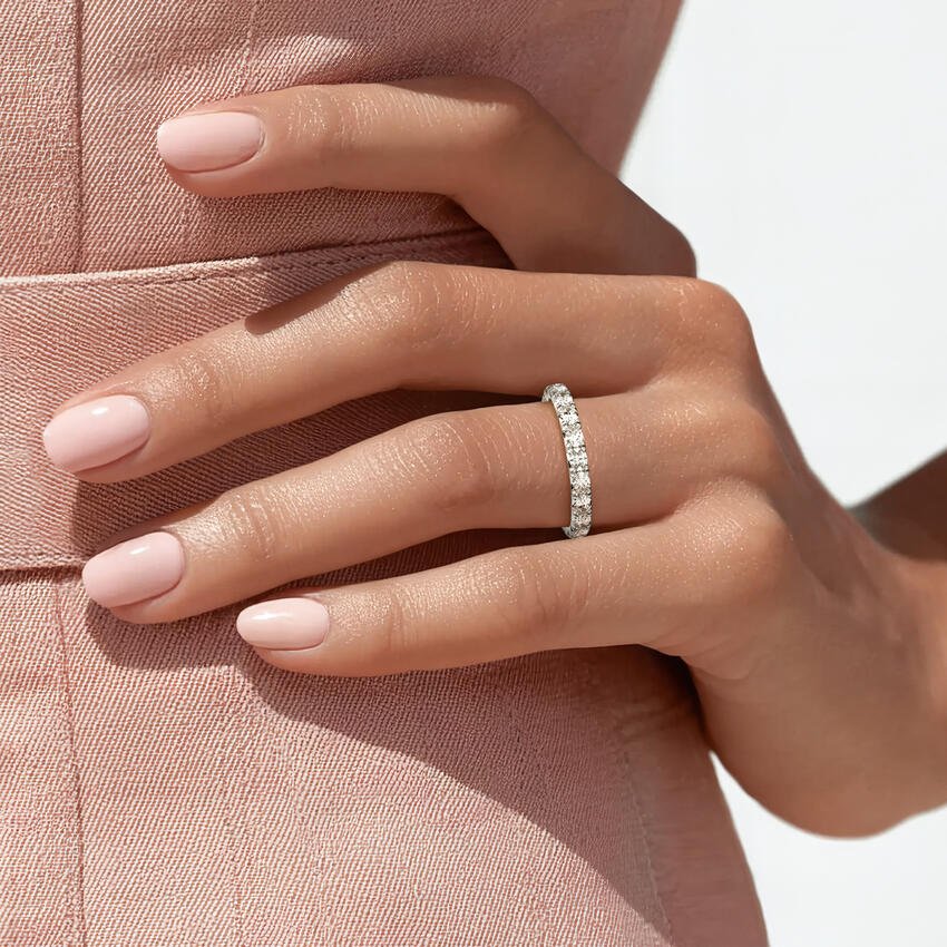 Marjorie Oval Lab Diamond Ring - Image 5