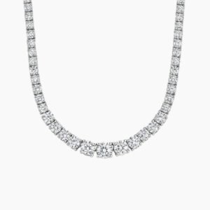 Dita Lab Grown Diamond Necklace in 14K White Gold