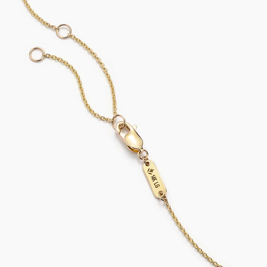 Jane Goodall Lab Diamond Peace Medallion Necklace (3/8 ct. tw.) in 14K Yellow Gold - Image 4