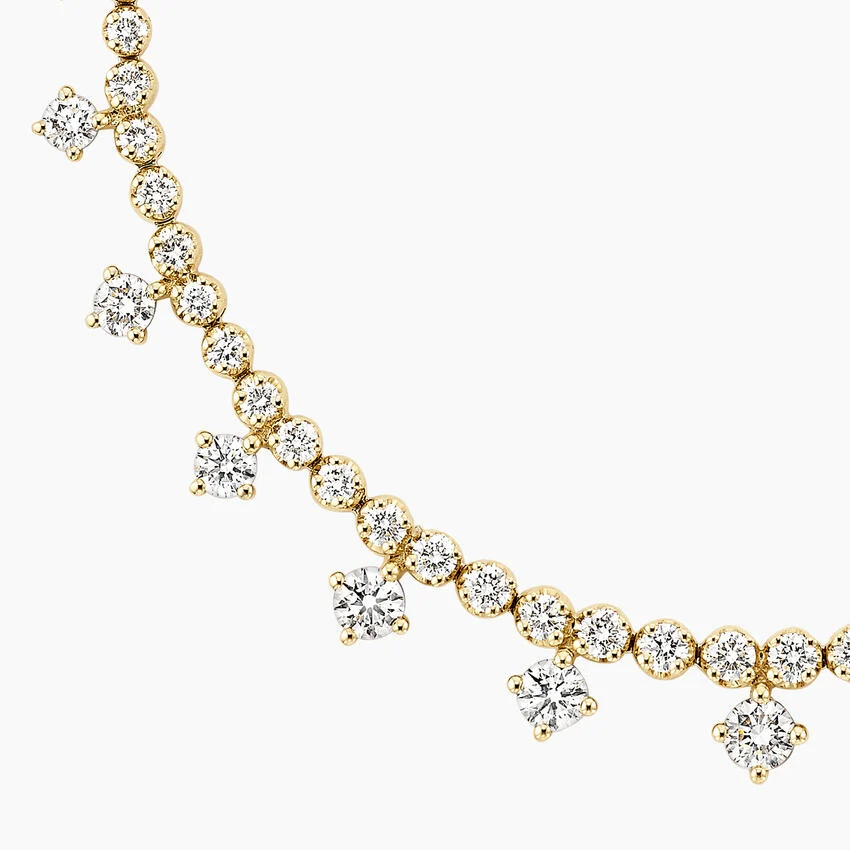 Celeste Diamond Necklace (1 7/8 ct. tw.) in 14K Yellow Gold - Image 3