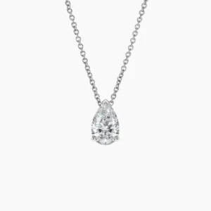 Pear Carbon Capture Lab Diamond Pendant (1 ct. tw.)
