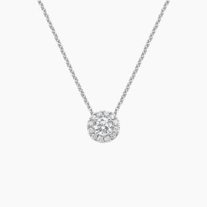 Diamond Halo Pendant (2/5 ct. tw.)