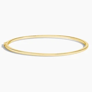 Whisper 6.5 In. Bangle Bracelet in 14K Yellow Gold