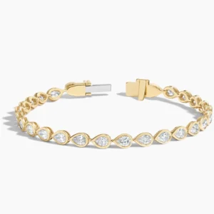 Lab Diamond Bezel Tennis Bracelet (2 3/4 ct. tw.) in 14K Yellow Gold
