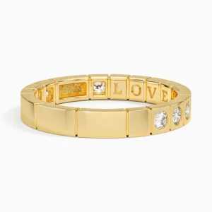 Love Decoded Diamond Ring (1/4 ct. tw.) in 14K Yellow Gold