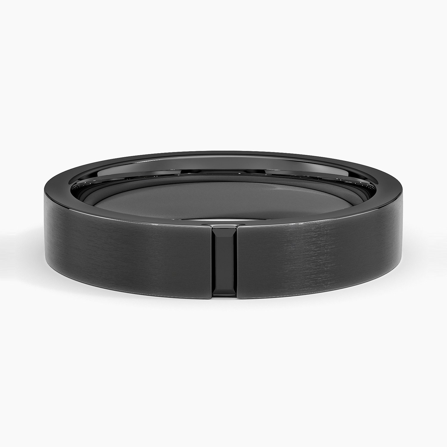 Apollo 4.5mm Black Diamond Tantalum Wedding Ring
