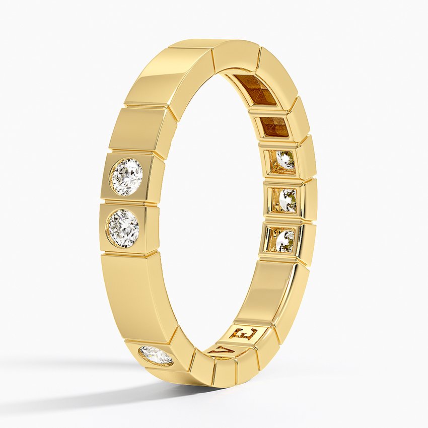 Love Decoded Brilliant Diamond Ring (1/4 ct. tw.) in 14K Yellow Gold - Image 2