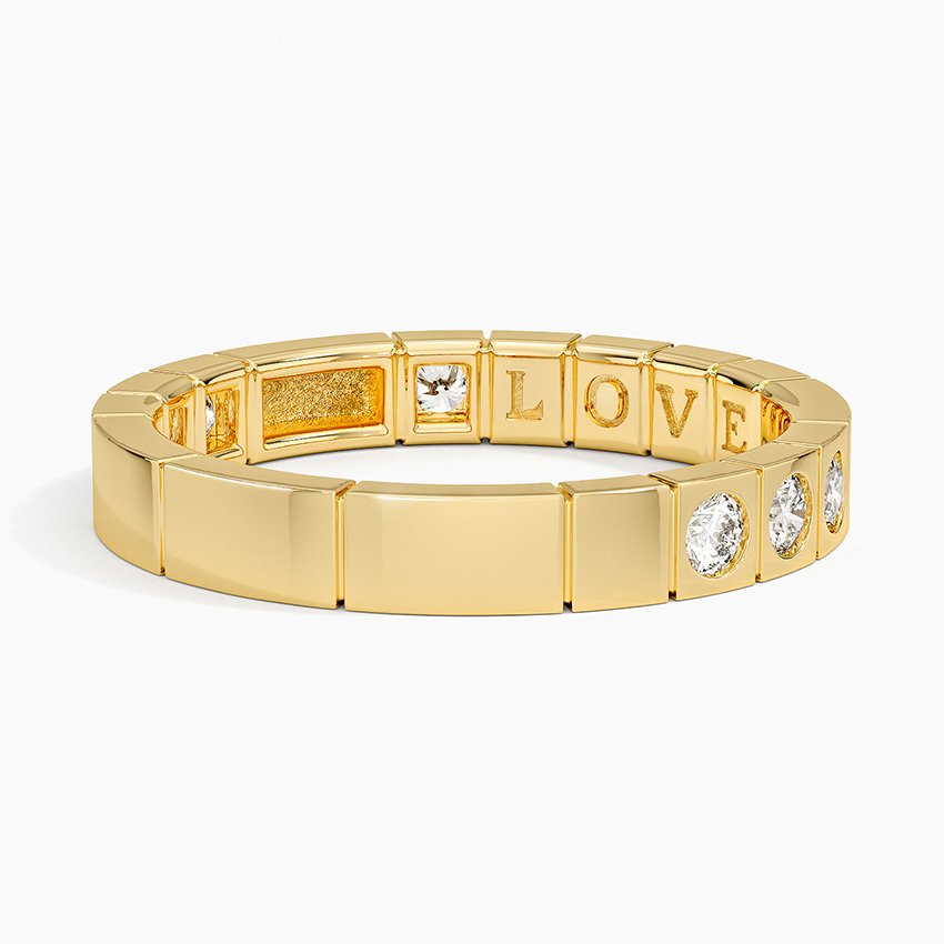 Love Decoded Brilliant Diamond Ring (1/4 ct. tw.) in 14K Yellow Gold