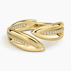 Jane Goodall Olive Branch Lab Diamond Band (1/8 ct. tw.)