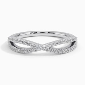 Entwined Diamond Ring (1/4 ct. tw.) in 18K White Gold