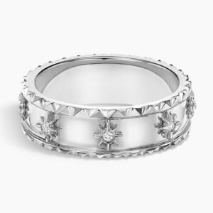 Sol Starburst Brilliant Diamond Ring