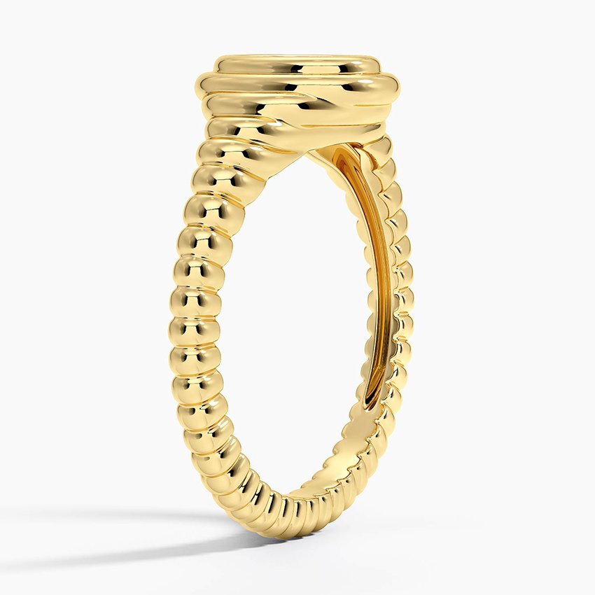 Vera Lab Diamond Signet Diamond Ring - Image 2