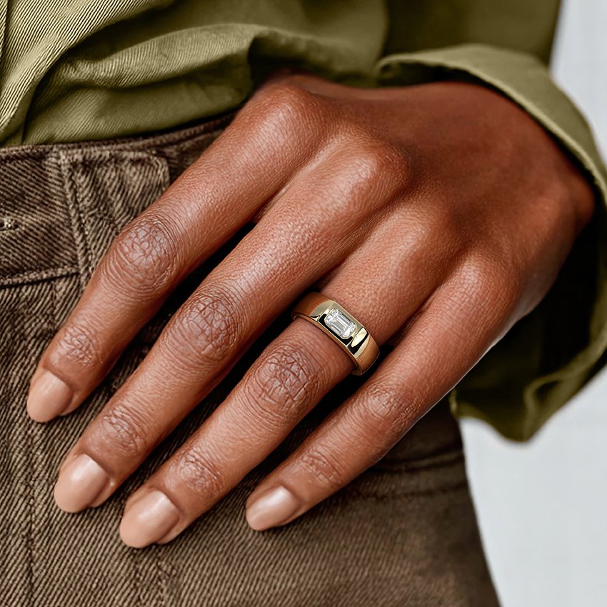 Zola Lab Diamond Cigar Diamond Ring - Image 2