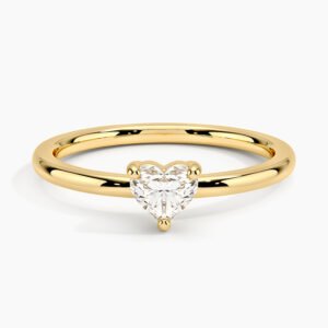 Heart Shaped Lab Diamond Ring