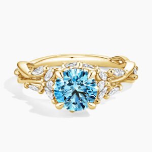 Secret Garden Malibu Blue Lab Diamond Ring (2 ct. tw.)