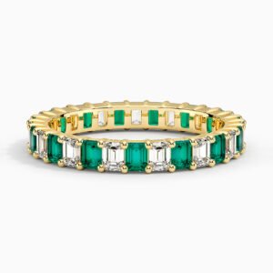 Eternity Lab Emerald and Diamond Ring